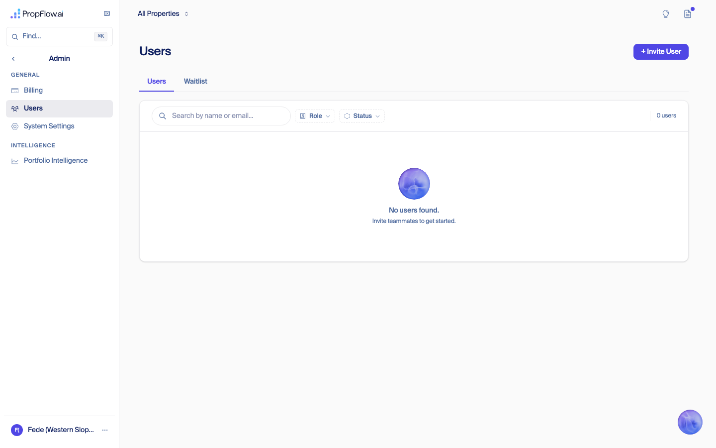 No users found empty state